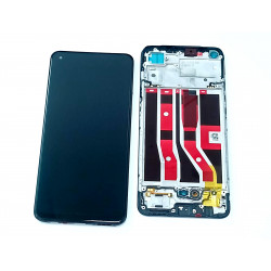 LCD OPPO F19 2021 CHP2219 / A74 BLACK ORYGINALNY
