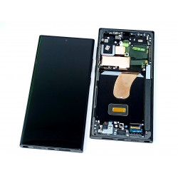 LCD SAMSUNG SM-S918 S23 ULTRA GREY RED ORYGINALNY
