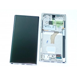 LCD SAMSUNG SM-S908 S22 ULTRA 5G WHITE ORYGINALNY