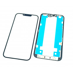 SZYBKA + OCA + RAMKA IPHONE 13 BLACK 2021