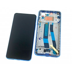 LCD XIAOMI MI11 LITE 4G Z RAMKĄ BLUE ORYGINALNY