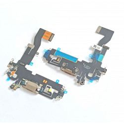 TAŚMA FLEX IPHONE 12 / 12 PRO 2020 USB GOLD