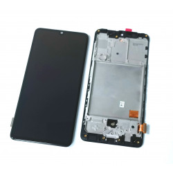 LCD SAMSUNG SM-A415 A41 + RAMKA BLACK OLED
