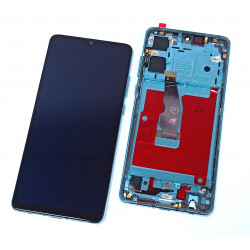 LCD HUAWEI P30 KOMPLET + RAMKA BLUE OLED