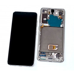 LCD SAMSUNG SM-G991 S21 RAMKA WHITE ODNOWIONY