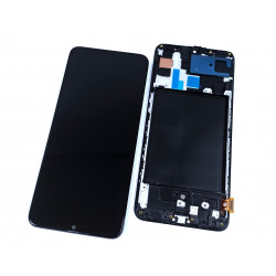 LCD SAMSUNG A70 SM-A705 + RAMKA BLACK OLED