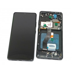 LCD SAMSUNG SM-G998 S21 ULTRA 5G OLED+ RAMKA BLACK