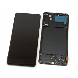 LCD SAMSUNG SM-A715 A71 OLED + RAMKA BLACK 