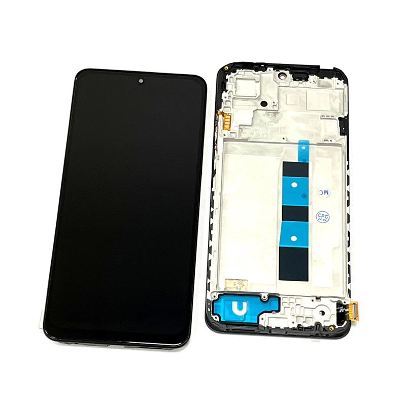 LCD XIAOMI REDMI NOTE 12 4G + RAMKA BLACK OLED-13344