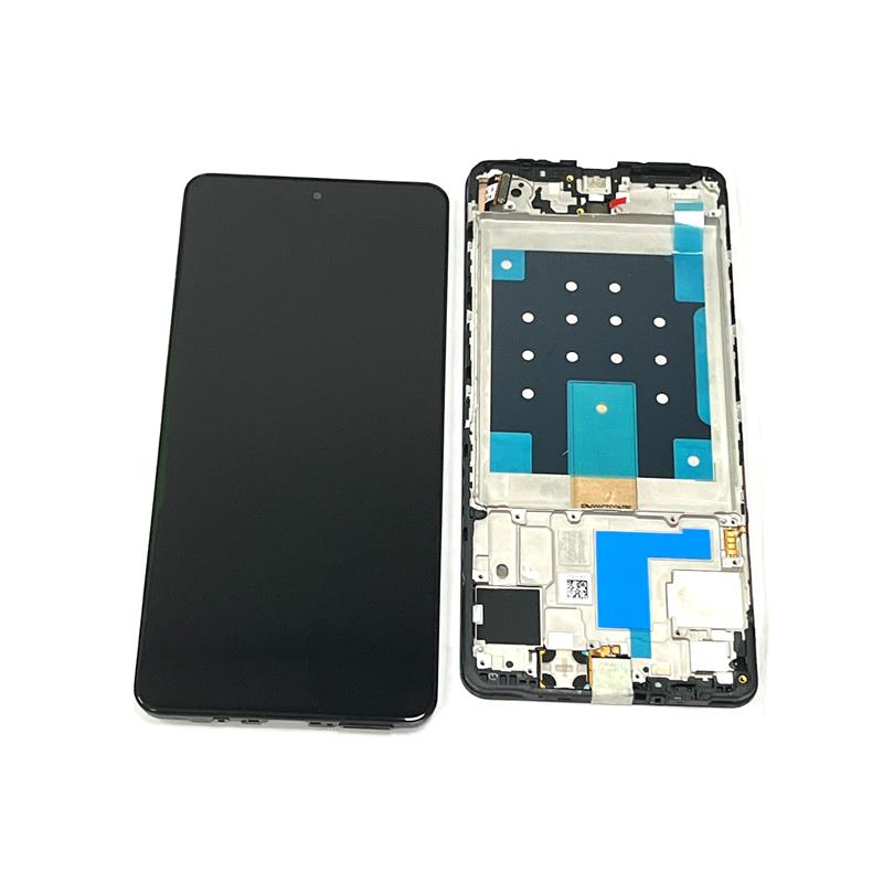 LCD SAMSUNG SM-A556B A55 Z RAMKĄ BLACK ORYGINALNY -13488