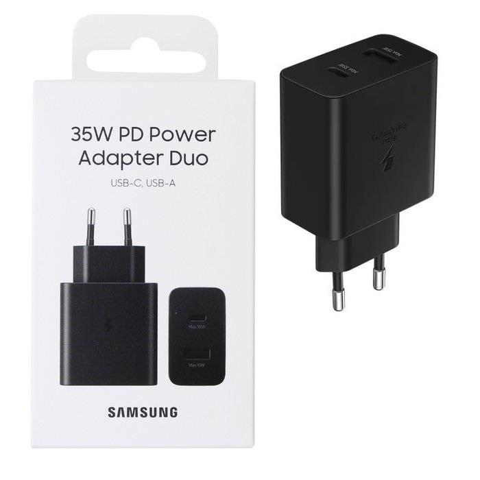 ŁADOWARKA SAMSUNG EP-TA220NBE 35W USB- C i A BLACK-13641