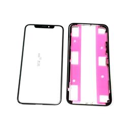 SZYBKA + OCA + RAMKA IPHONE X BLACK-14595