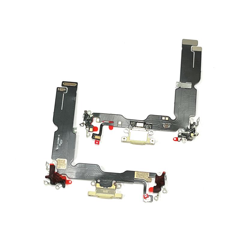 TAŚMA FLEX IPHONE 15+ PLUS USB YELLOW-14732