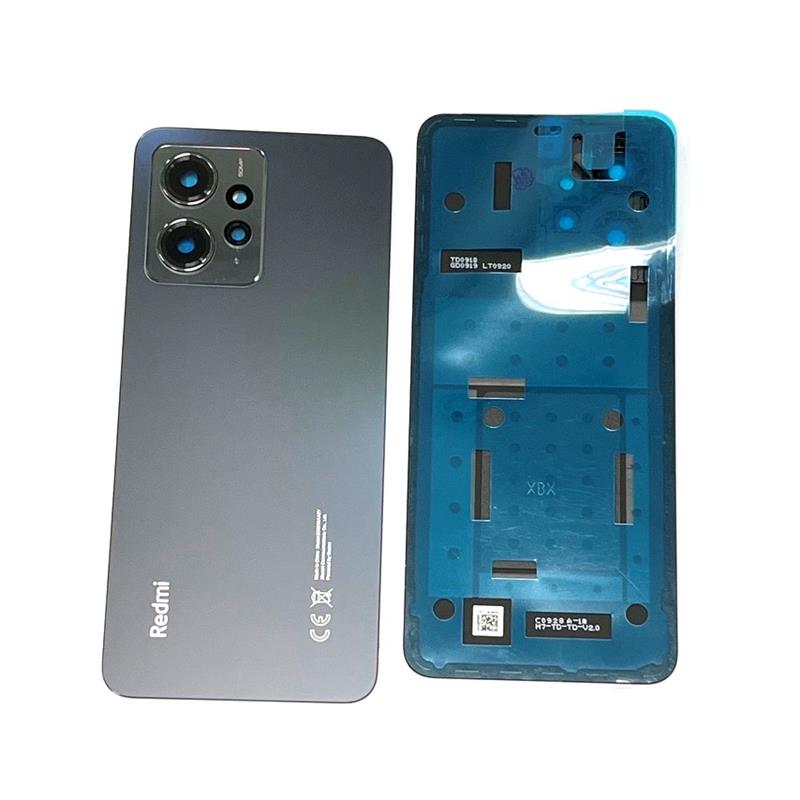 KLAPKA BATERII XIAOMI REDMI NOTE 12 4G BLACK GREY-14797