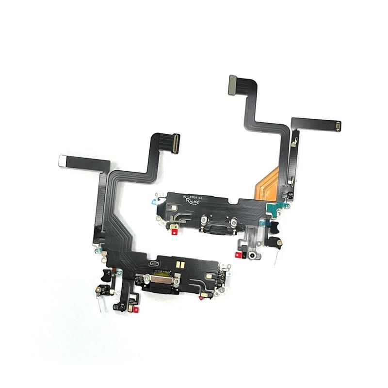 TAŚMA FLEX IPHONE 14 PRO USB BLACK -14827