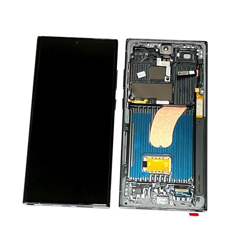 LCD SAMSUNG SM-S918 S23 ULTRA RAMA GREEN ODNOWIONY-14927