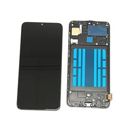 LCD SAMSUNG A70 SM-A705 + RAMKA BLACK INCELL-14959