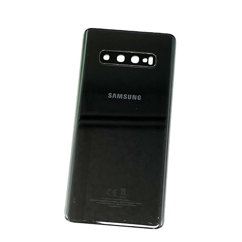 KLAPKA BATERII SAMSUNG SM-G975 S10+ BLACK DEMONTAŻ-15024