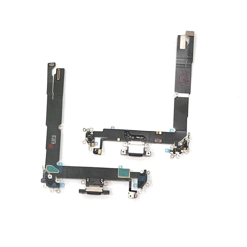 TAŚMA FLEX IPHONE 16+ PLUS  BLACK MIC USB IC-15161