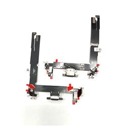 TAŚMA FLEX IPHONE 16+ PLUS  BLACK MIC USB-15160