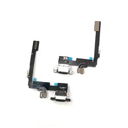 TAŚMA FLEX IPHONE 16 PRO BLACK MIC USB-15158