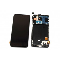 LCD SAMSUNG A40 SM-A405F Z RAMKA BLACK ODNOWIONY