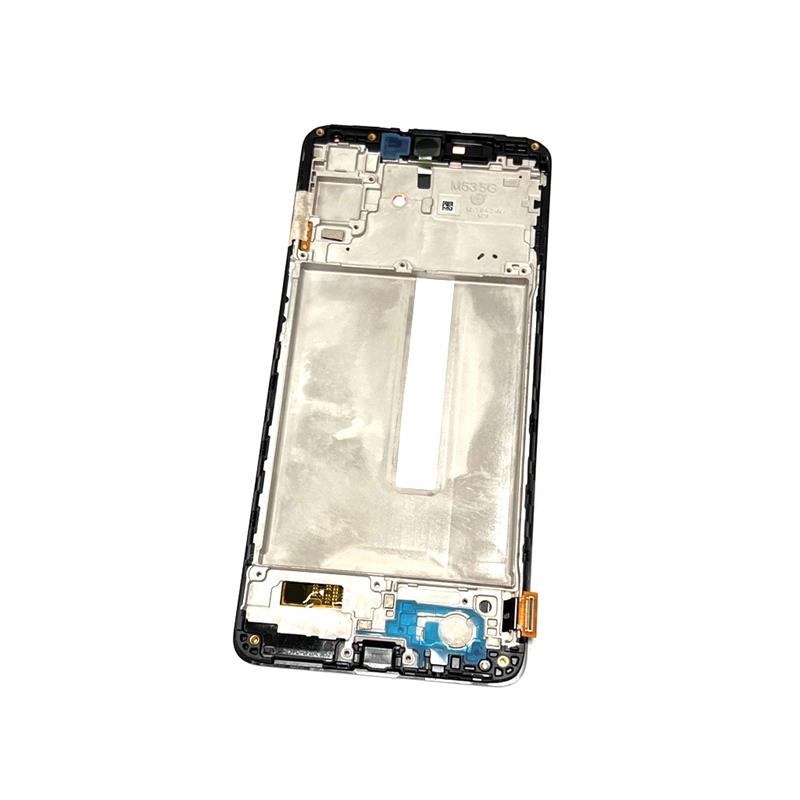 LCD SAMSUNG M536 M53 5G Z RAMKĄ BLACK ODNOWIONY-15200