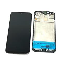 LCD SAMSUNG SM-M156 M15 5G + RAMKA BLACK OLED-15204