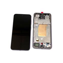 LCD SAMSUNG SM-A356B A35 + RAMKA BLACK OLED-15231