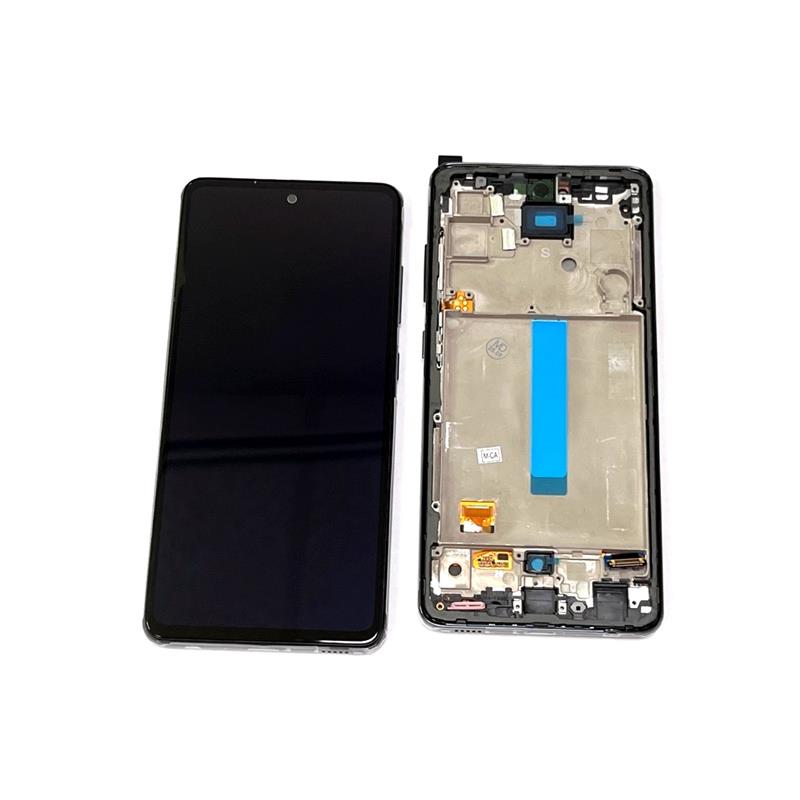 LCD SAMSUNG A52 A52S + RAMKA BLACK ODNOWIONY-15224