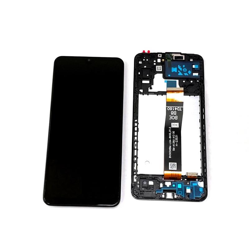 LCD SAMSUNG SM-A136 A13 5G + RAMKA BLACK-15221