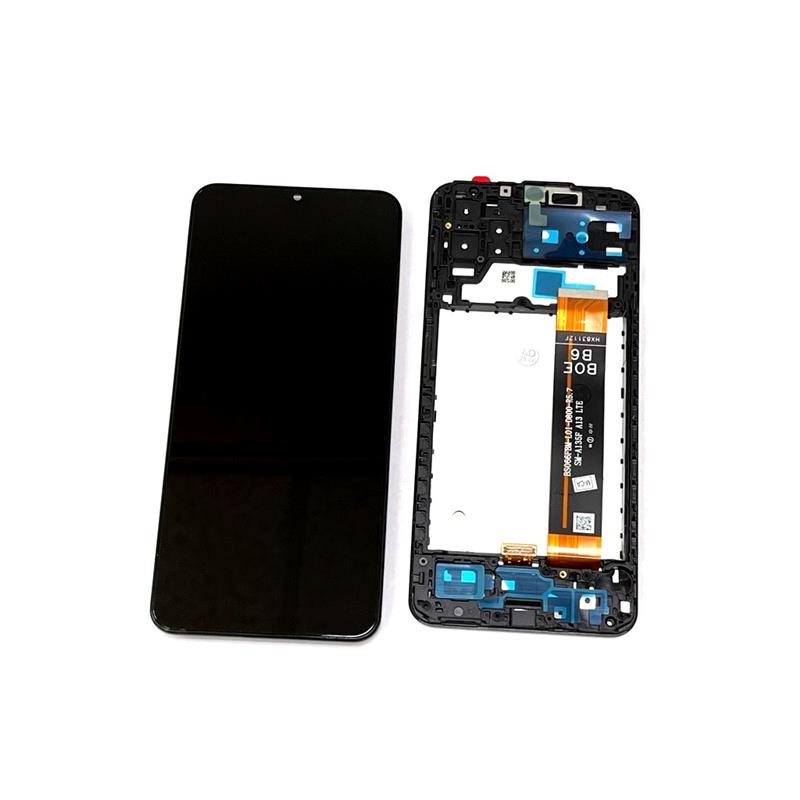 LCD SAMSUNG SM-A137F A13S + RAMKA BLACK -15220