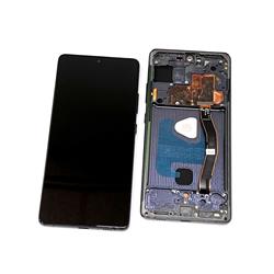 LCD SAMSUNG SM-G770F S10 LITE + RAMKA BLACK OLED-15214