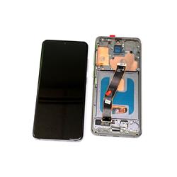 LCD SAMSUNG SM-G980 S20 + RAMKA GREY ODNOWIONY-15212