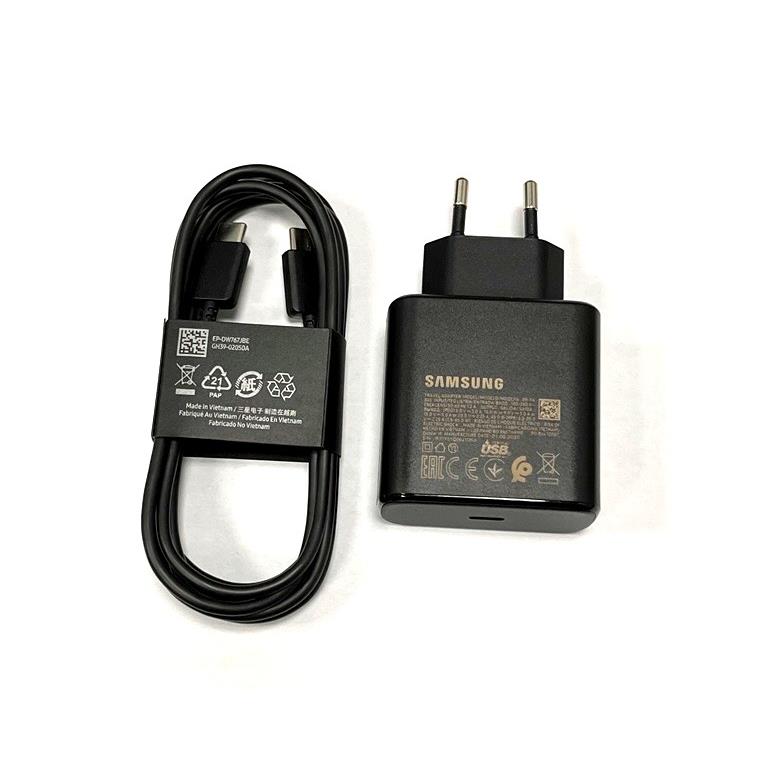 ŁADOWARKA SAMSUNG + KABEL TYP C 3A 45W BLACK ORY-15237