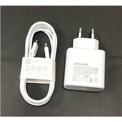 ŁADOWARKA SAMSUNG + KABEL TYP C 3A 45W WHITE ORY-15236