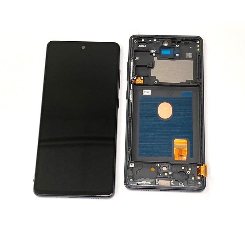 LCD SAMSUNG SM-G781 S20 FE +RAMKA BLACK ODNOWIONY-15206