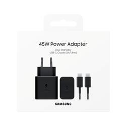 ŁADOWARKA SAMSUNG + KABEL TYP C 3A 45W BLACK BOX-15238