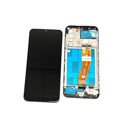 LCD SAMSUNG A03s SM-A037G + RAMKA BLACK 162mm-15240