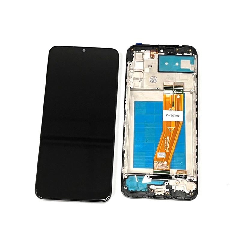 LCD SAMSUNG SM-A025G A02S + RAMKA BLACK 163mm -15242