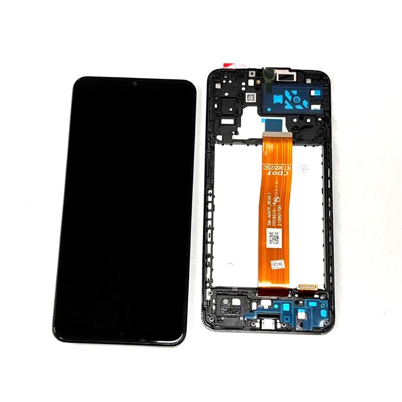 LCD SAMSUNG SM-A047F A04S + RAMKA BLACK-15243