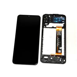 LCD SAMSUNG SM-M135 M13 2022 + RAMKA BLACK -15251