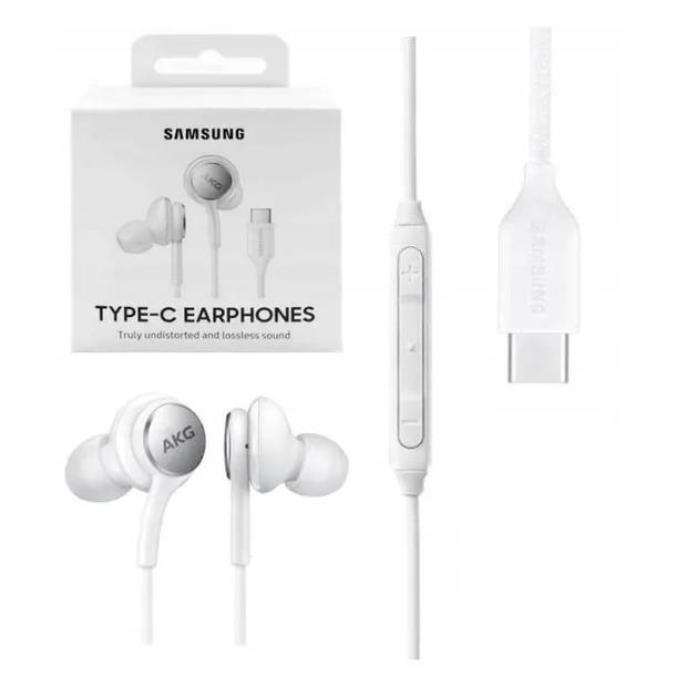 SŁUCHAWKI SAMSUNG USB-C AKG WHITE ORYGINAŁ BOX-15316