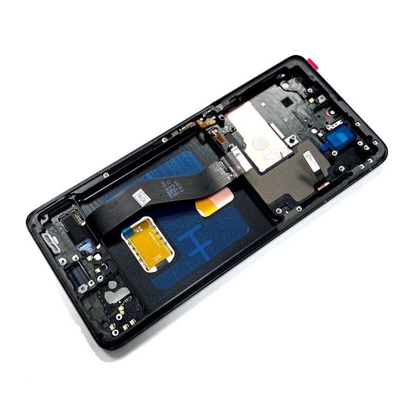 LCD SAMSUNG SM-G998 S21 ULTRA BLACK ODNOWIONY-15400