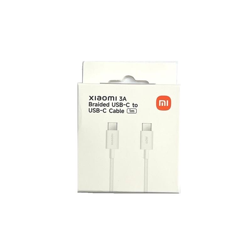 KABEL XIAOMI USB TYP-C 3A 60W SPLOT 1m BOX ORYG-15440