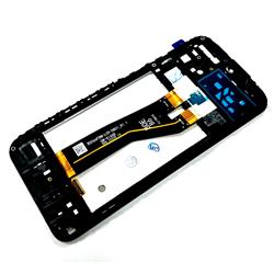 LCD SAMSUNG SM-A145F A14 4G 2023 BLACK + RAMKA-15499