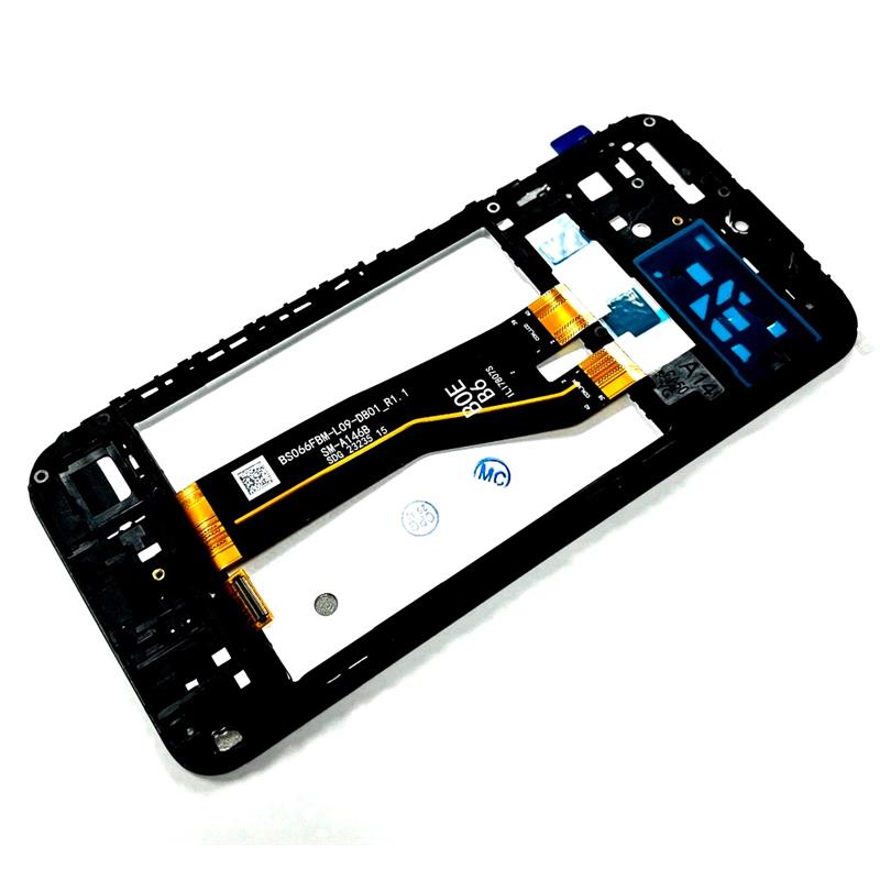LCD SAMSUNG SM-A145F A14 4G 2023 BLACK + RAMKA-15499