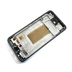 LCD SAMSUNG SM-A376 A37 + RAMKA BLACK ORYGINALNY-15709