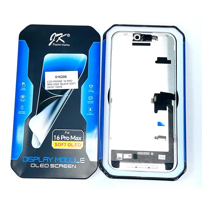 LCD IPHONE 16 PRO MAX 2024 BLACK SOFT OLED 120HZ-15833