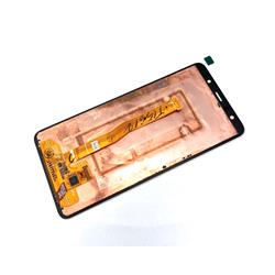 LCD SAMSUNG SM-A750 A7 2018 BLACK ODNOWIONY-15891